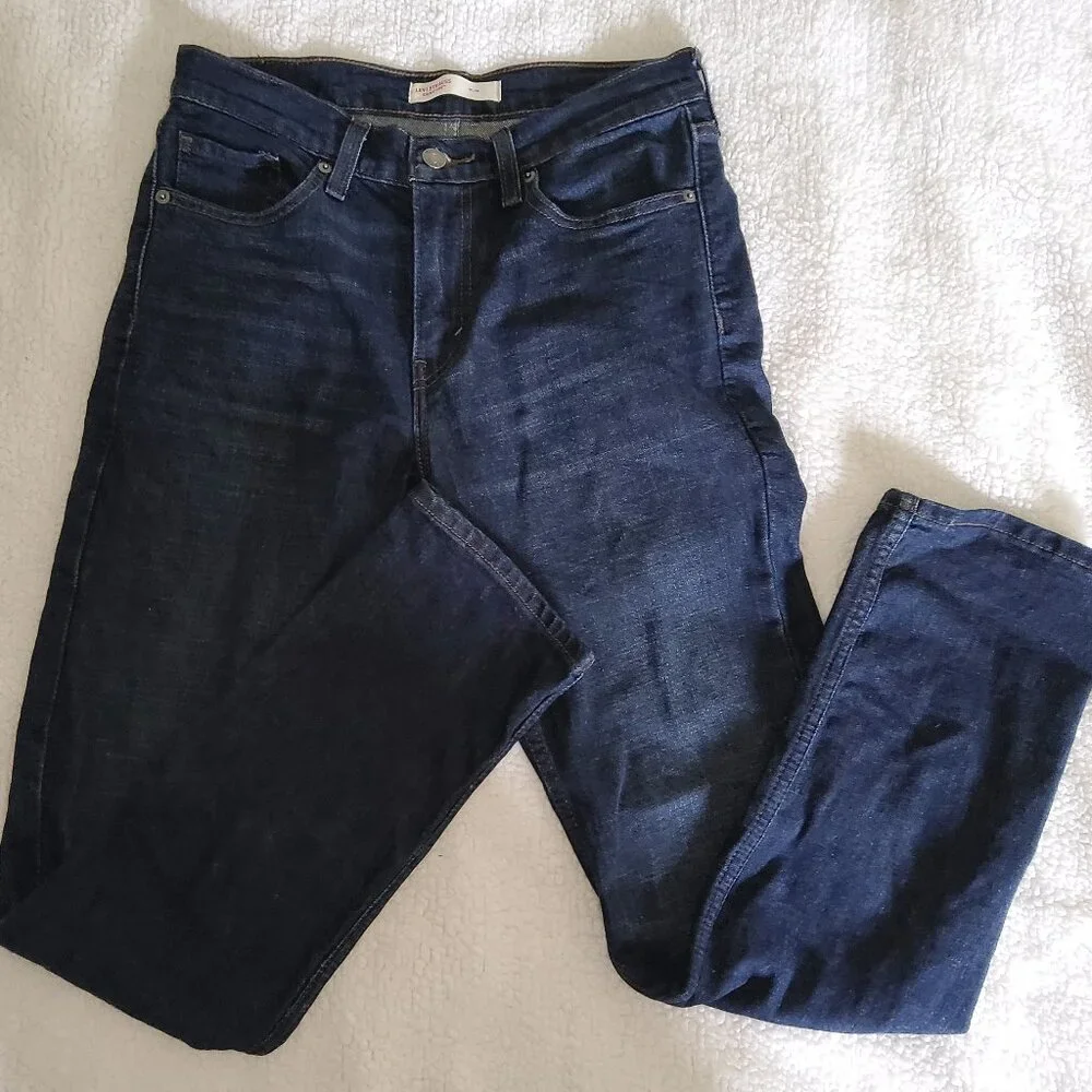 Mens Signature by Levis Slim Fit Jeans Levi Strauss & Co Dark Blue 30x30 NWOT